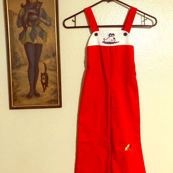 Vintage kids whale jumpsuit - Picture 1 of 6